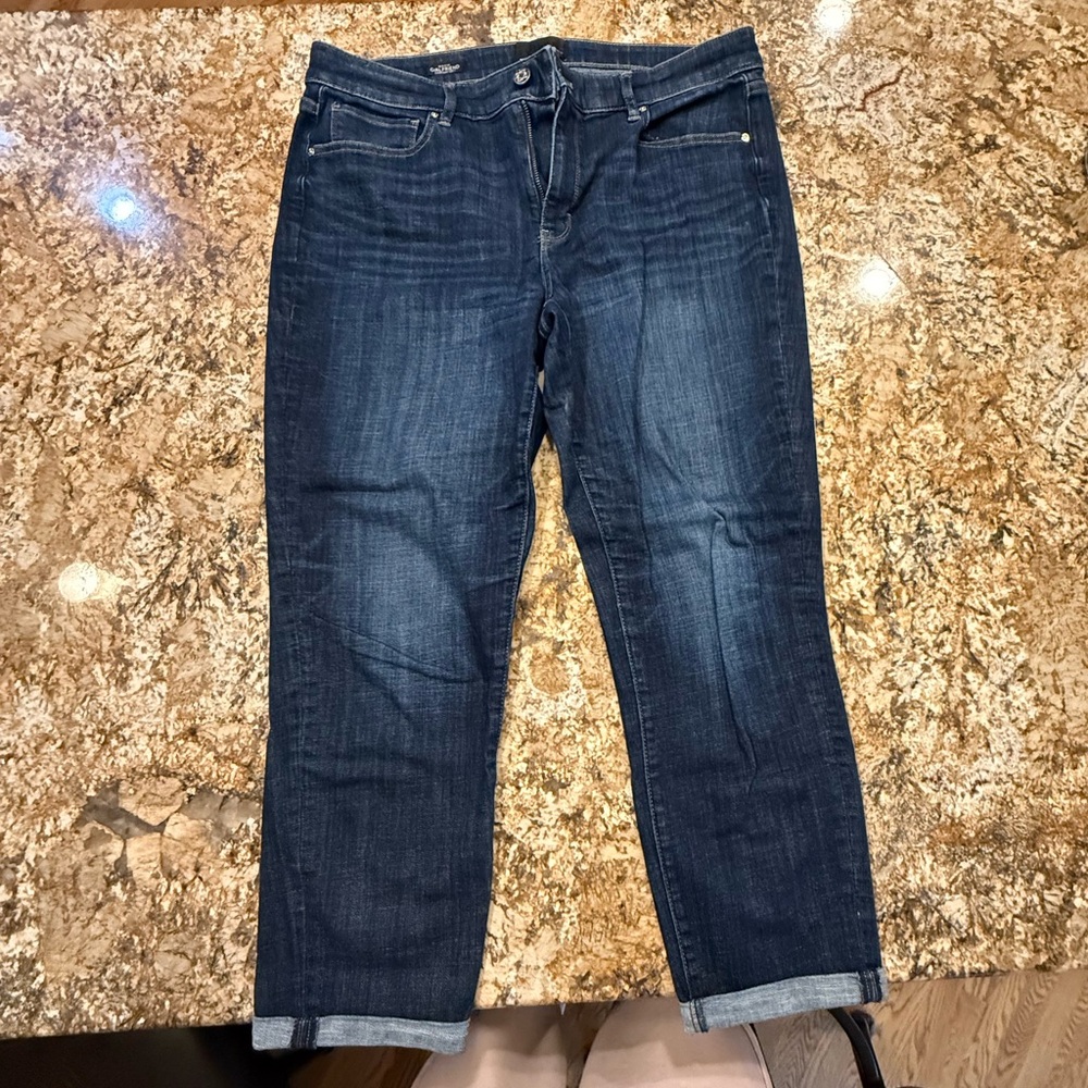 White House Black Market Dark Wash Ankle Jeans